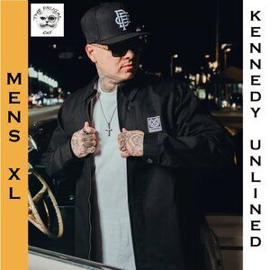 DIXXON FLANNEL - KENNEDY UNLINED JACKET - Men's  XL - Black Canvas